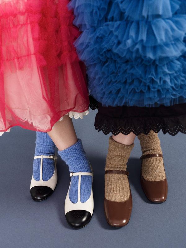 Hansel From Basel Shaggy Alpaca Turncuff Crew Cornflower