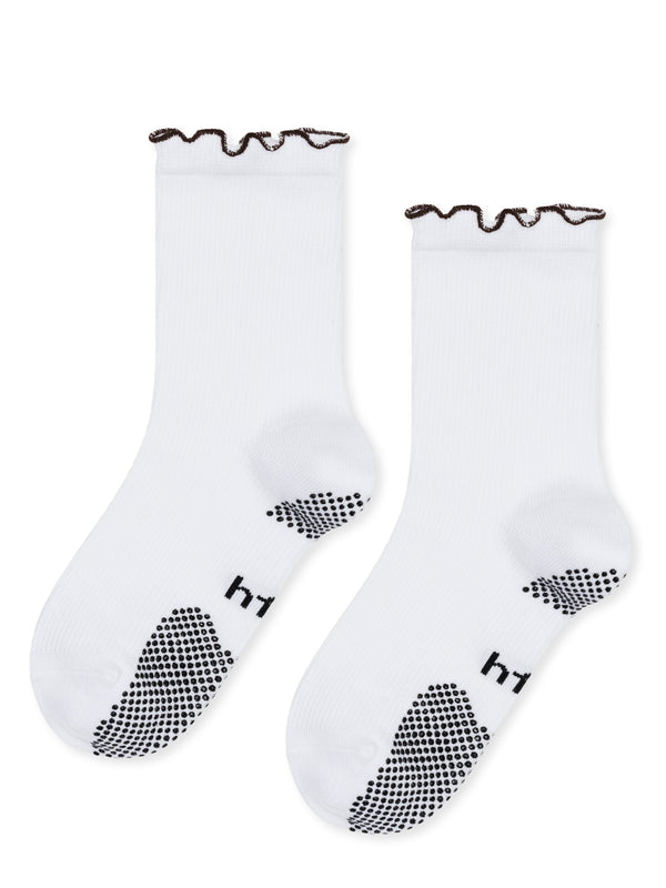 Hansel From Basel Thermal Ruffle Sporty Grip Crew Red