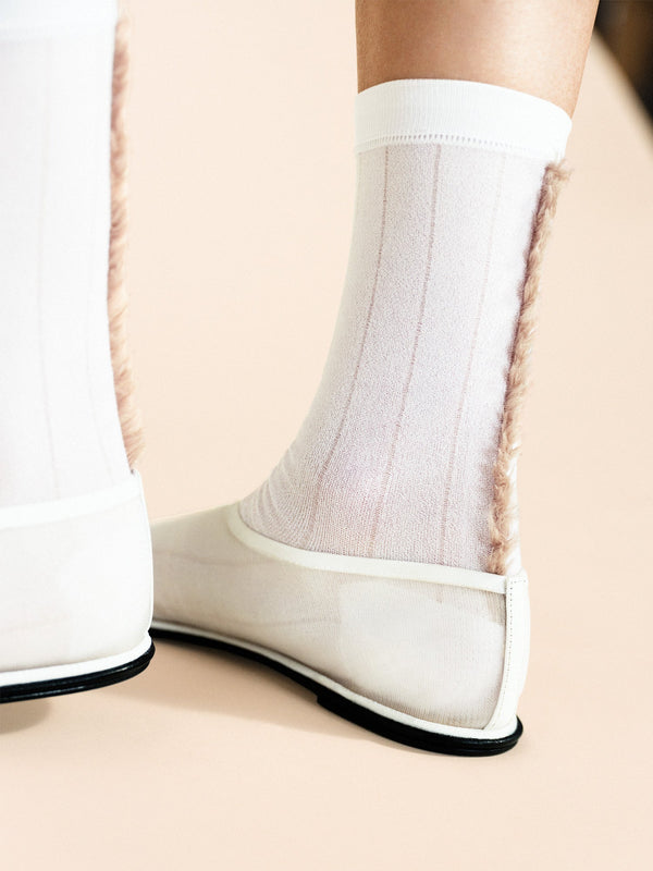 Hansel From Basel Vertical Stripe Fringe Crew Optic