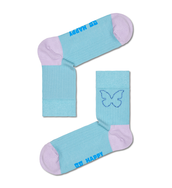 Happy Socks 2-Pack Butterfly And Blue Socks Gift Set