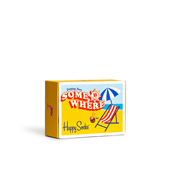 Happy Socks 2-Pack Wish You Were Here Socks Gift Set