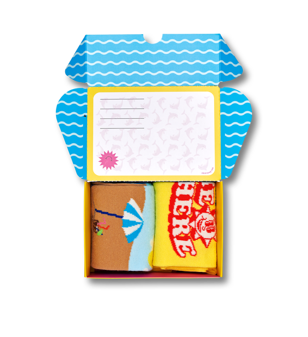 happy socks 2-Pack Wish You Were Here Socks Gift Set