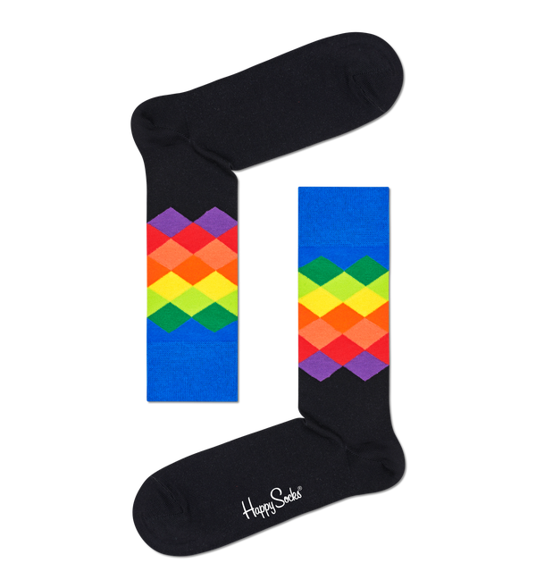 Happy Socks 3-Pack Classic Multi-Color Socks Gift Set