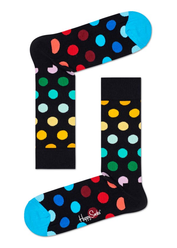 Happy Socks 3-Pack Classic Multi-Color Socks Gift Set