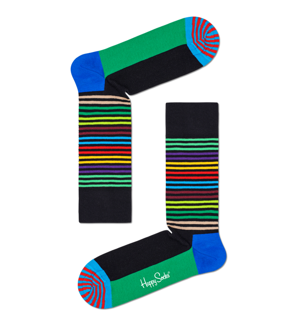 Happy Socks 3-Pack Classic Multi-Color Socks Gift Set