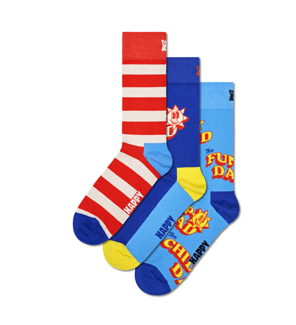 Happy Socks 3-Pack Father Of The Year Socks Gift Set