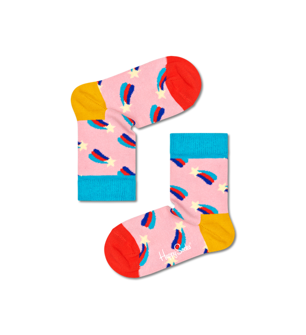 Happy Socks 3-Pack Kids Hearts And Stars Socks Gift Set