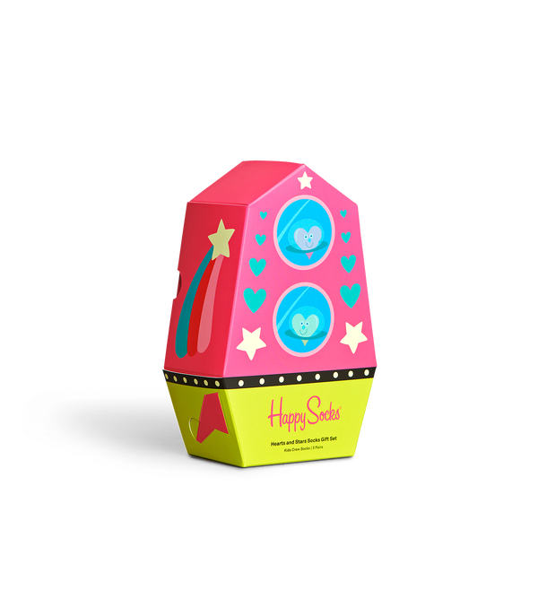 happy socks 3-Pack Kids Hearts and Stars Socks Gift Set
