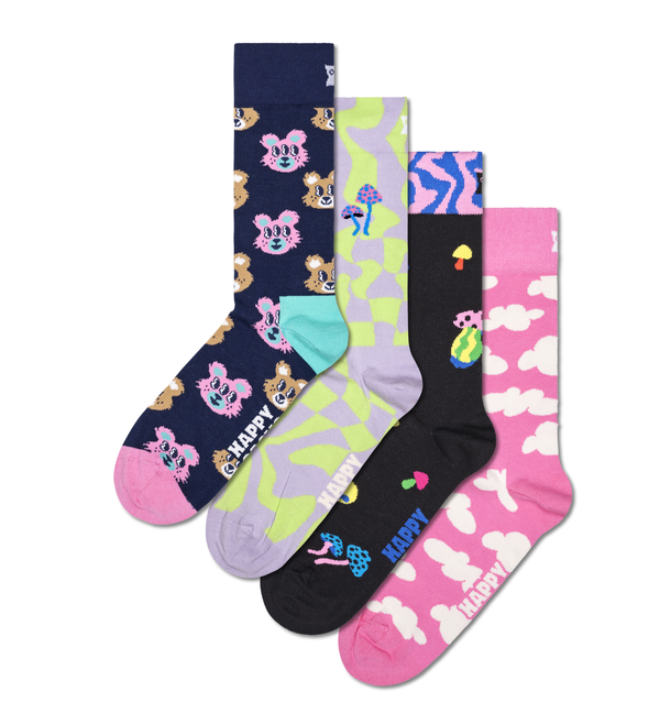 Happy Socks 4-Pack Happy In Wonderland Socks Gift Set
