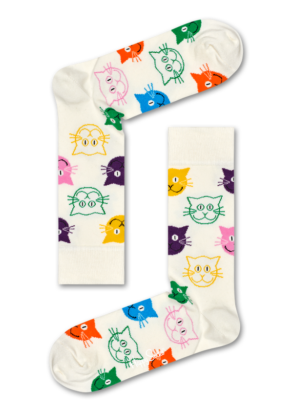 Happy Socks 1-Pack Cat Sock Gift Set