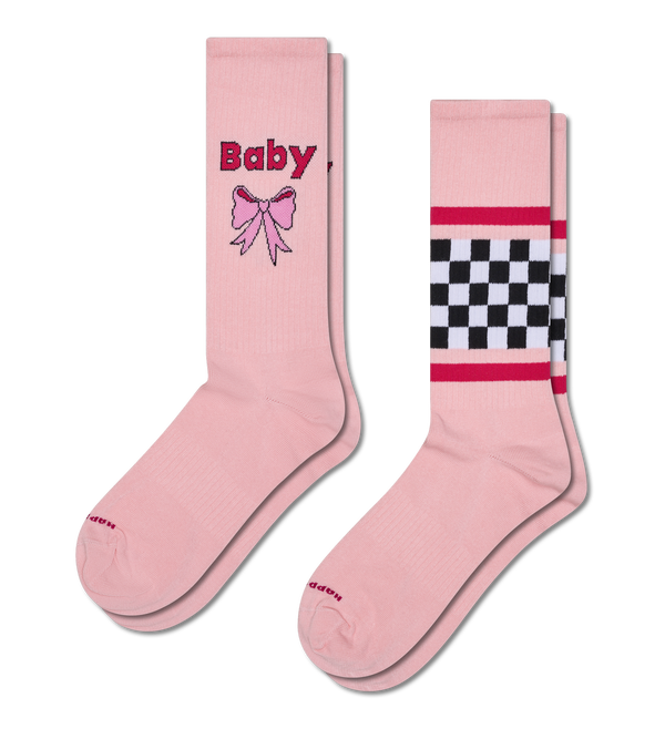 happy socks 2-Pack Baby Sneaker Socks