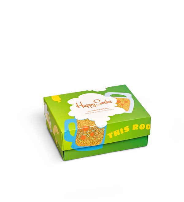 Happy Socks 2-Pack Beer Socks Gift Set