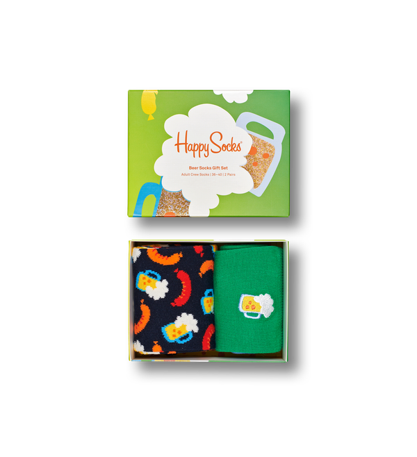 happy socks 2-Pack Beer Socks Gift Set