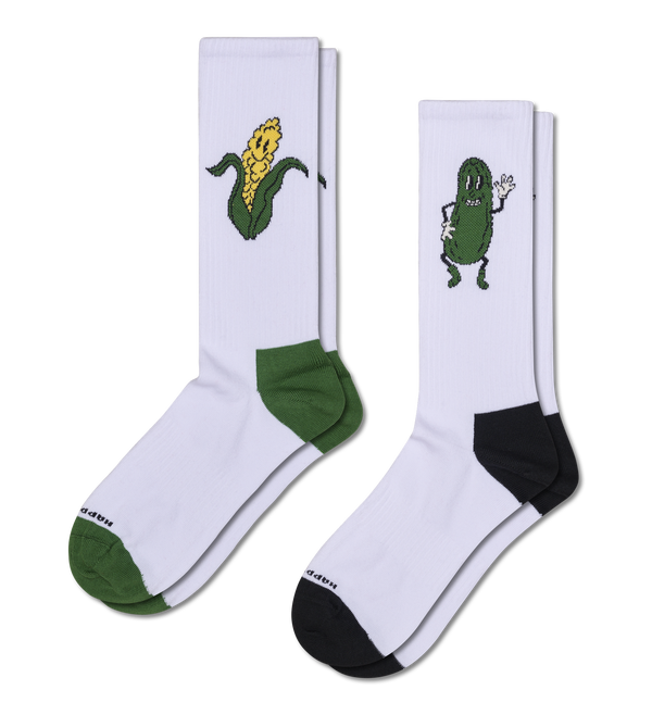 happy socks 2-Pack Corn Sneaker Socks