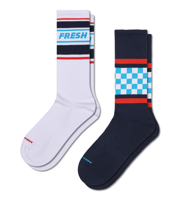 happy socks 2-Pack Fresh Sneaker Socks