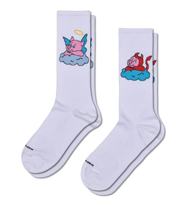 happy socks 2-Pack Good Pig Sneaker Socks