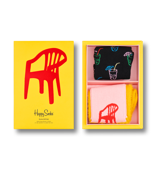 happy socks 2-Pack Have A Seat Socks Gift Set