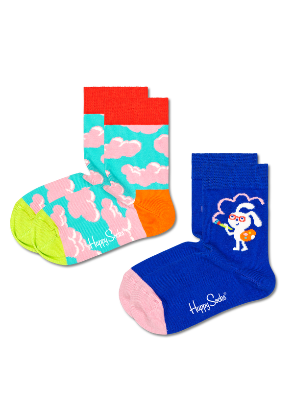 happy socks 2-Pack Kids Clouds Sock