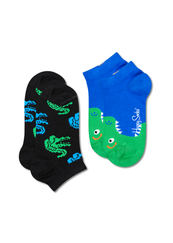 happy socks 2-Pack Kids Crocodile Low Socks