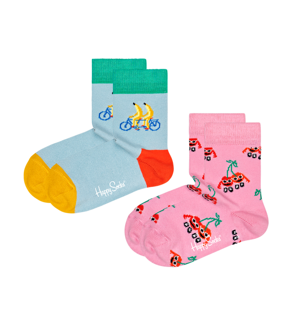 happy socks 2-Pack Kids Fruit Mates Socks