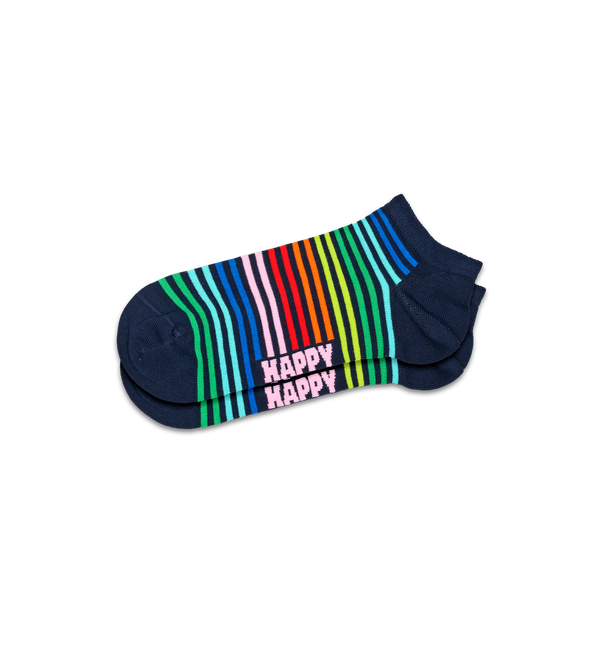 Happy Socks 2-Pack Mini Stripe Low Socks
