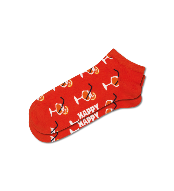 Happy Socks 2-Pack Orange Spritz & Lemon Low Socks
