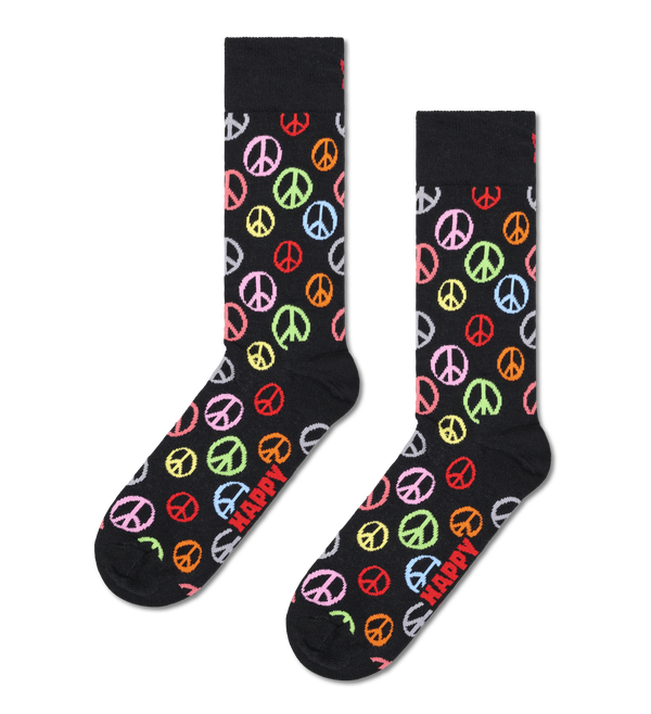 Happy Socks 2-Pack Peace Socks Gift Set