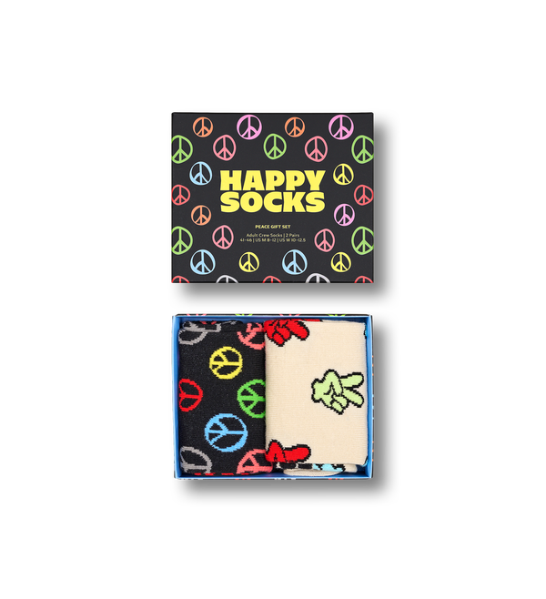 happy socks 2-Pack Peace Socks Gift Set