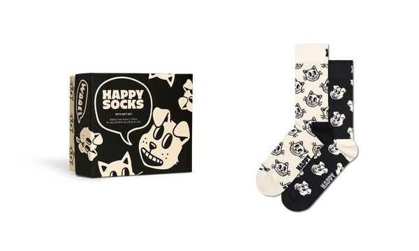 Happy Socks 2-Pack Pets Socks Gift Set