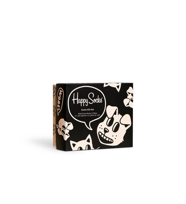Happy Socks 2-Pack Pets Socks Gift Set