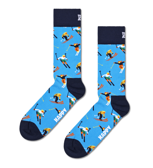 Happy Socks 2-Pack Skiing Chalet Socks Gift Set