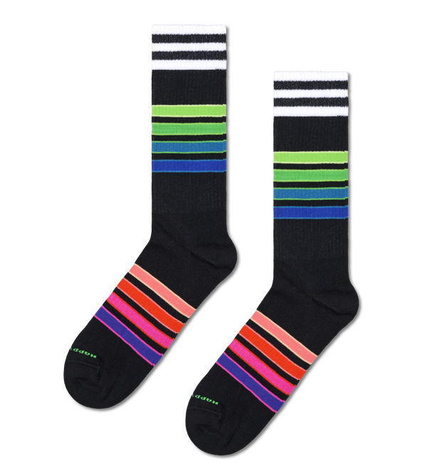 Happy Socks 2-Pack Stripe Sneaker Socks Gift Set