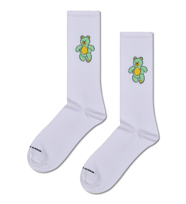 Happy Socks 2-Pack Teddy Bear Sneaker Socks