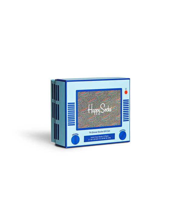 Happy Socks 2-Pack TV-Dinner Socks Gift Set