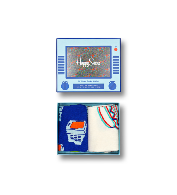 happy socks 2-Pack TV-Dinner Socks Gift Set