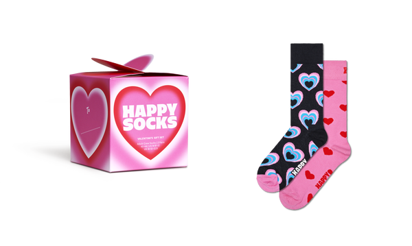 Happy Socks 2-Pack Valentine’s Socks Gift Set