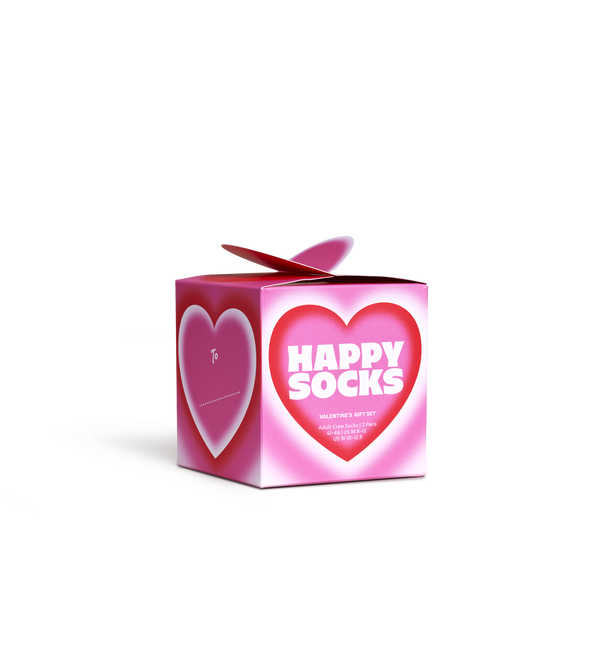 happy socks 2-Pack Valentine’s Socks Gift Set