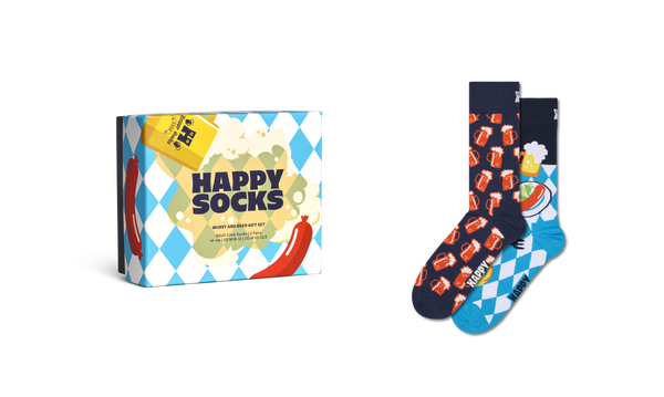 Happy Socks 2-Pack Wurst And Beer Socks Gift Set