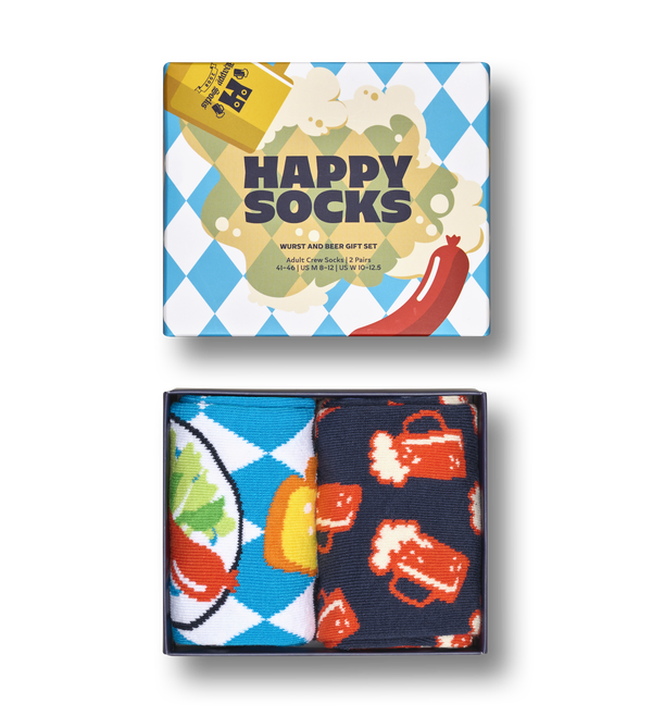 happy socks 2-Pack Wurst And Beer Socks Gift Set