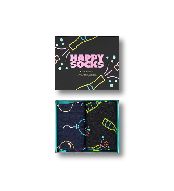 happy socks 2-Pack You Did It Socks Gift Set