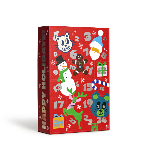 Happy Socks 24-Pack Advent Calendar Socks Gift Set