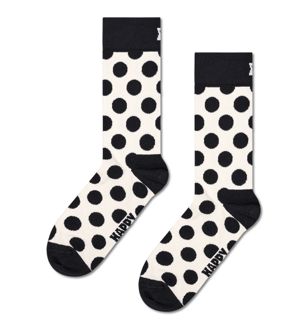 Happy Socks 3-Pack Black And White Socks Gift Set