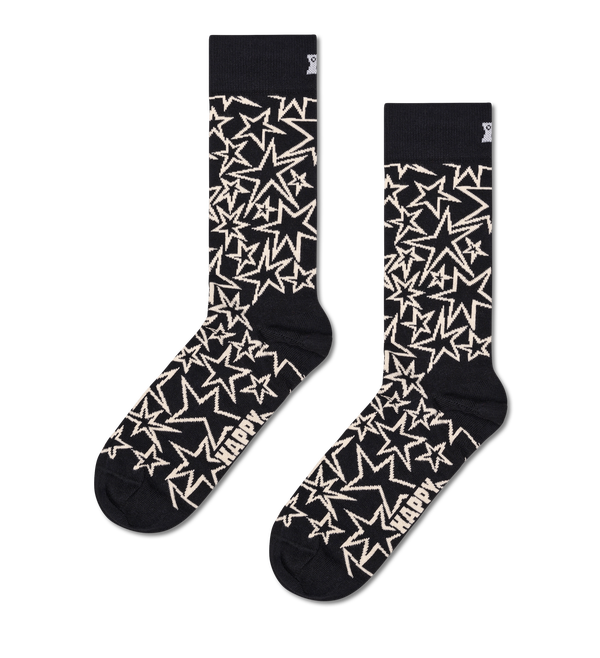 Happy Socks 3-Pack Black And White Socks Gift Set
