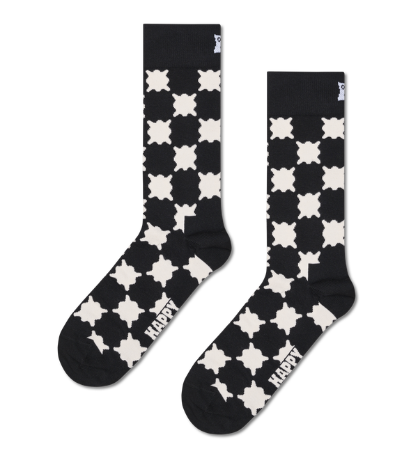 Happy Socks 3-Pack Black And White Socks Gift Set
