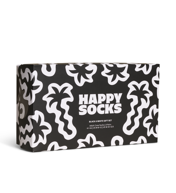 happy socks 3-Pack Black And White Socks Gift Set