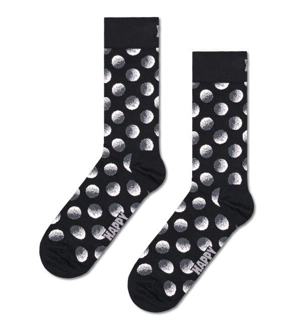 Happy Socks 3-Pack Black And White Socks Gift Set