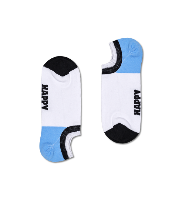 Happy Socks 3-Pack Blue Peace No Show Socks