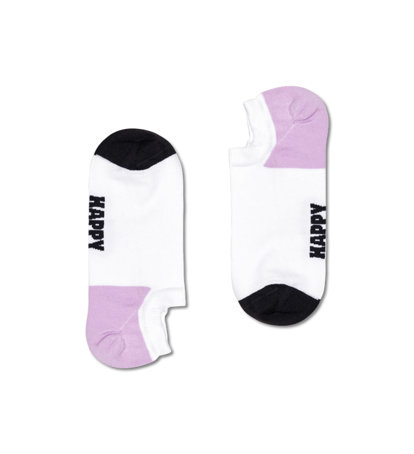 Happy Socks 3-Pack Checked Stripe No Show Socks