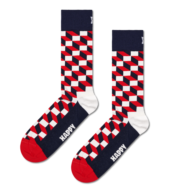 Happy Socks 3-Pack Classic Filled Optic Socks