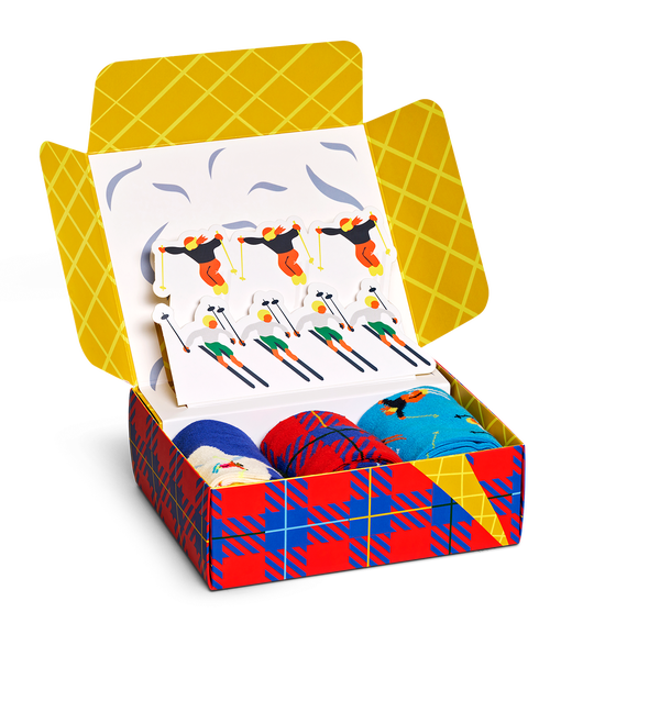 happy socks 3-Pack Downhill Skiing Socks Gift Set